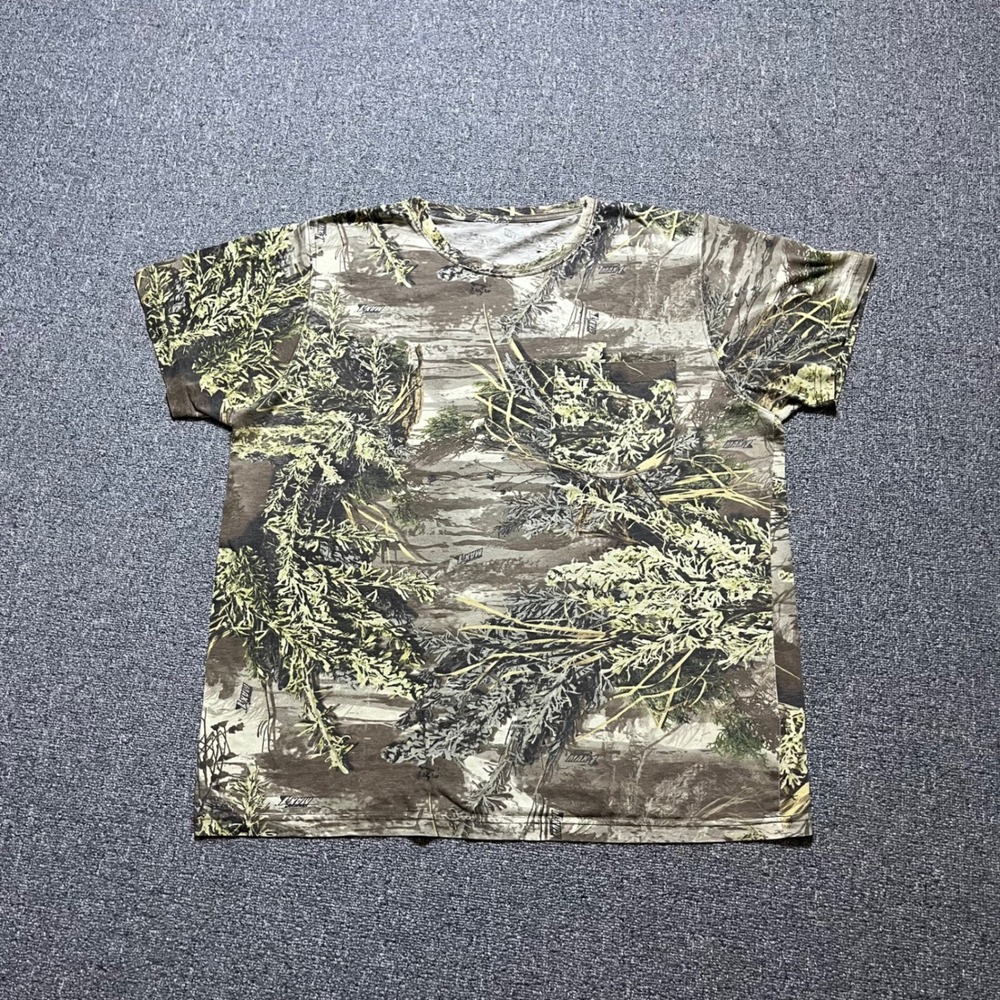 Advantage Max-1 Camo Pocket T-Shirt XL Brown Hunting Gorpcore Tee